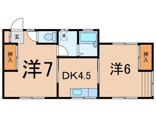 コ－ポ和島の物件間取画像